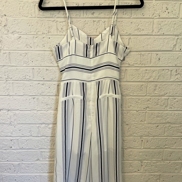 J.O.A. Stripe Corset Jumpsuit (Small) - Picture 2 of 4
